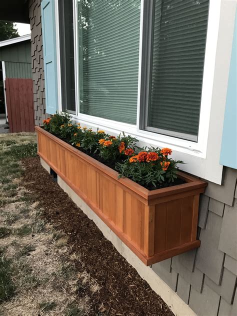 exterior window planter boxes